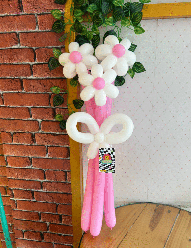Classic 3 Stem Flower Balloon Bouquet