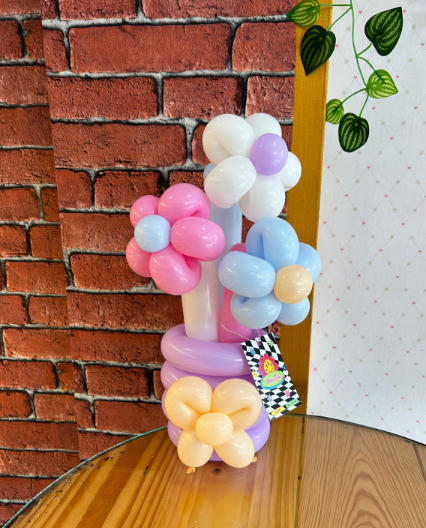 Balloon Bouquet Flower Vase, 3 stems