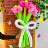 Daisy Balloon Bouquet 10 Stems