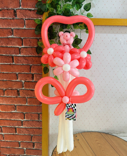 Love Bear Balloon Bouquet 🐻🩷